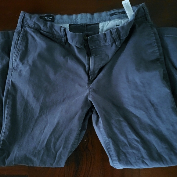 WALLIN & BROS Men's Blue Chino Pants 38 x 29 - Picture 1 of 6